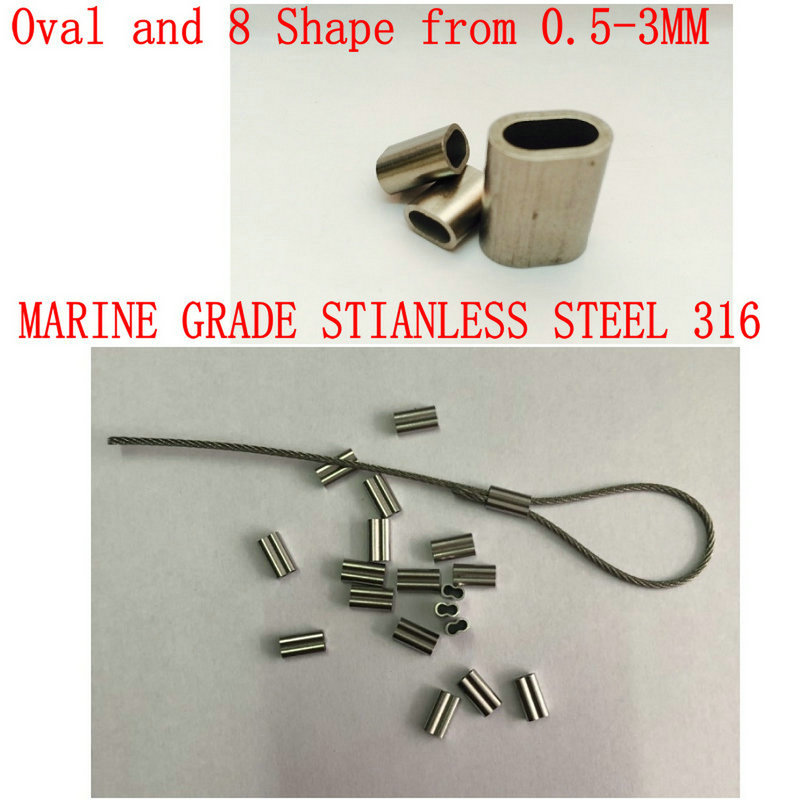 Manchon de virole ovale en aci - Stainless Wire Ss316 avis et prix